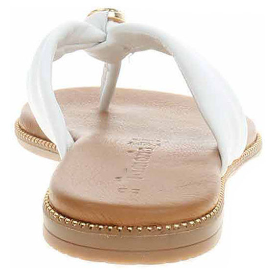 detail Dámské pantofle Tamaris 1-27126-44 white
