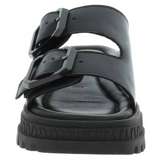 detail Dámské pantofle Tamaris 1-27202-44 black leather