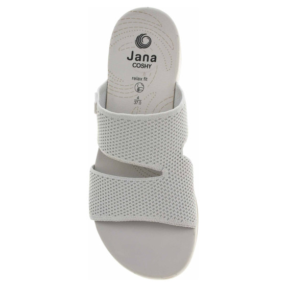 detail Dámské pantofle Jana 8-27270-43 lt grey