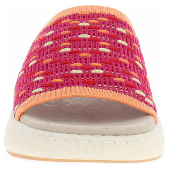 detail Dámské pantofle Jana 8-27260-44 fuchsia comb