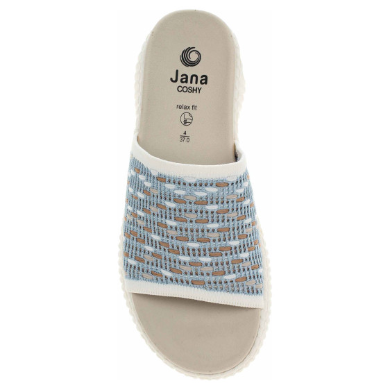 detail Dámské pantofle Jana 8-27260-44 sky comb