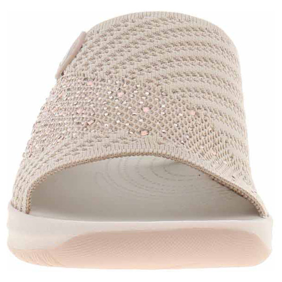 detail Dámské pantofle Jana 8-27262-44 powder