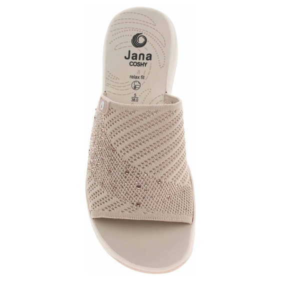 detail Dámské pantofle Jana 8-27262-44 powder
