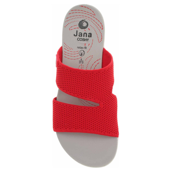detail Dámské pantofle Jana 8-27270-43 red