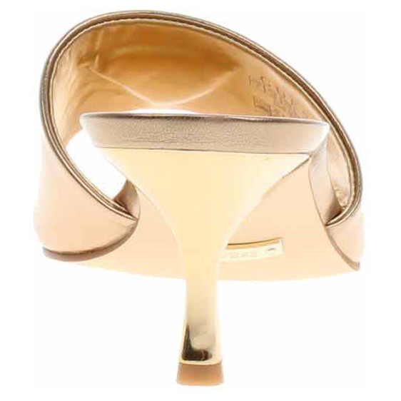 detail Dámské pantofle Guess FLJLUSLEL03-BRONZ