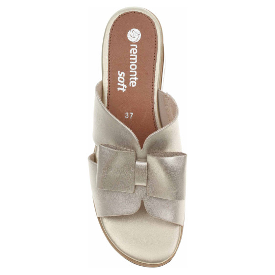 detail Dámské pantofle Remonte D6456-92 gold