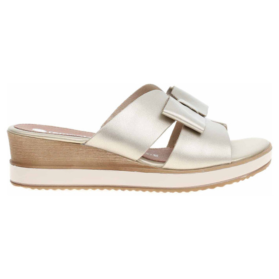 detail Dámské pantofle Remonte D6456-92 gold