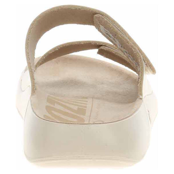 detail Dámské pantofle Ecco 20682301688 pure white gold