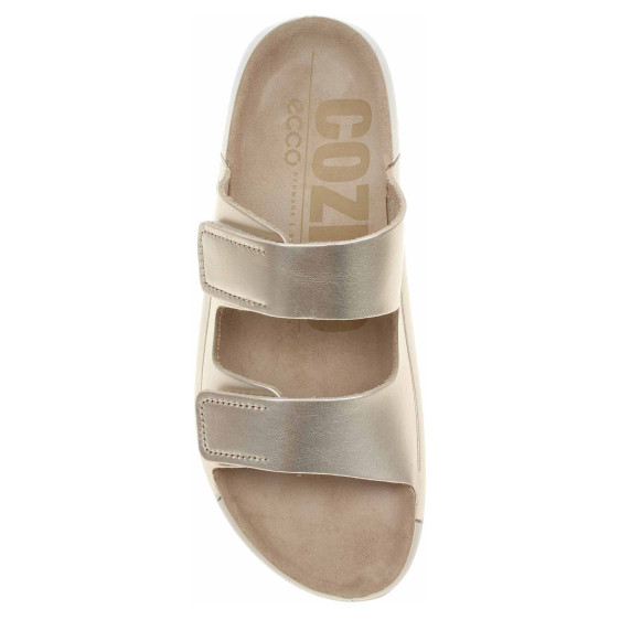 detail Dámské pantofle Ecco 20682301688 pure white gold