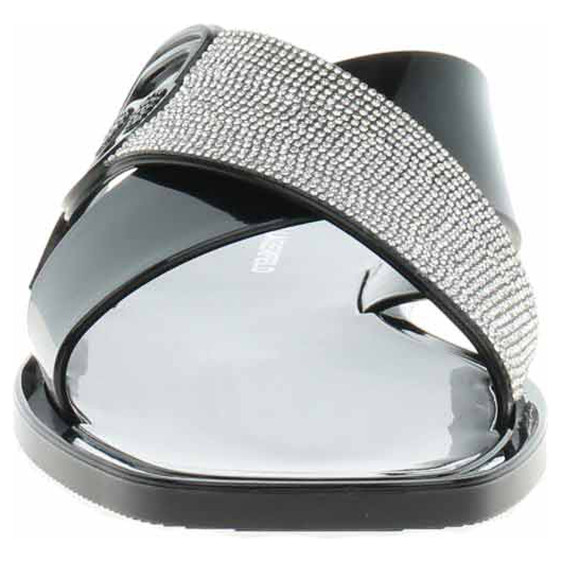 detail Dámské pantofle Karl Lagerfeld KL80004S V0S black rubber w-silver