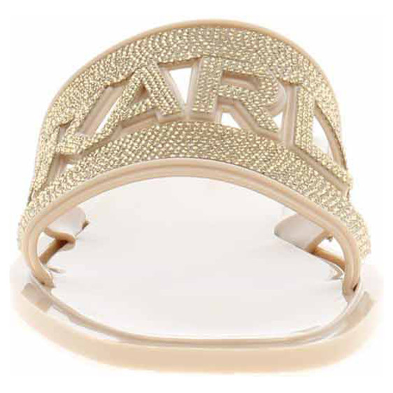 detail Dámské pantofle Karl Lagerfeld KL80005S VGD gold rubber