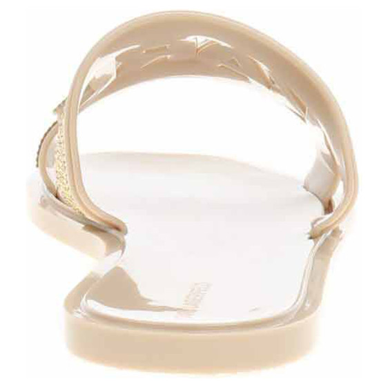 detail Dámské pantofle Karl Lagerfeld KL80005S VGD gold rubber