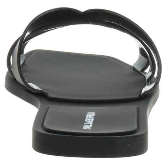 detail Dámské pantofle Karl Lagerfeld KL80025 V00 black rubber