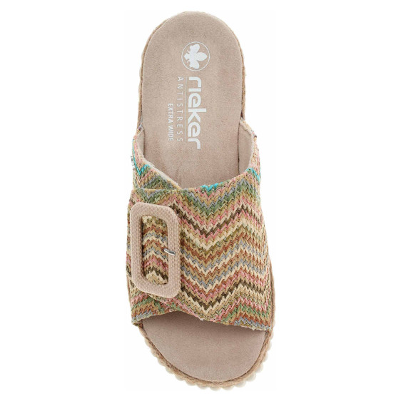 detail Dámské pantofle Rieker 69253-91 multi