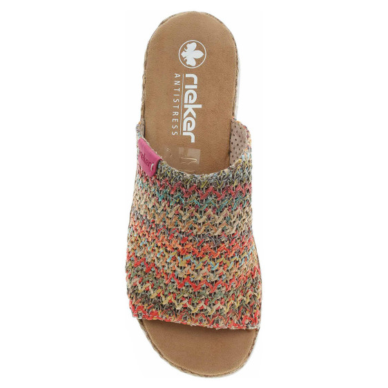 detail Dámské pantofle Rieker V2369-90 multi