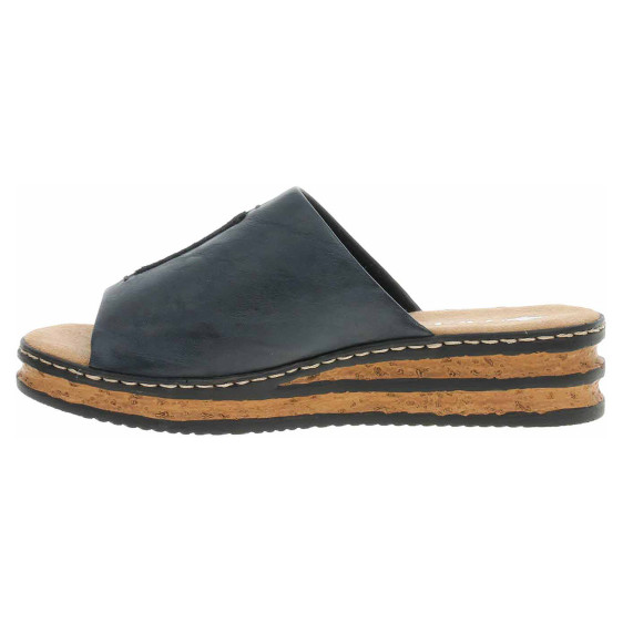 detail Dámské pantofle Rieker 62905-14 blau