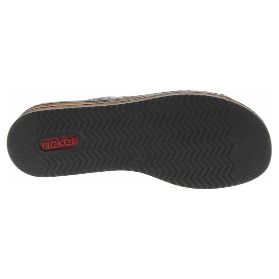 detail Dámské pantofle Rieker 62905-14 blau