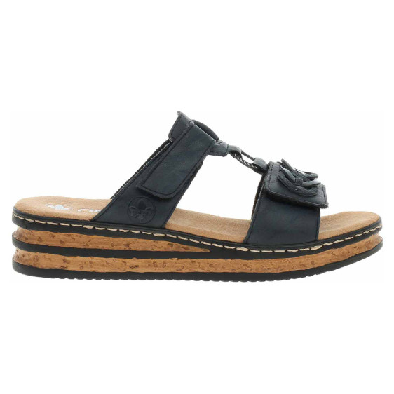 detail Dámské pantofle Rieker 62936-14 blau