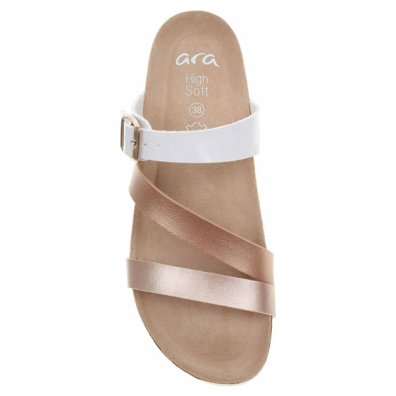 detail Dámské pantofle Ara 15-17212-15 platin-gold-weiss