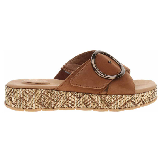 detail Tamaris dámské pantofe 8-87207-44 cognac