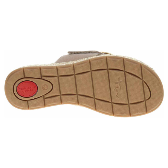 detail Dámské pantofle Tamaris 8-87207-44 beige