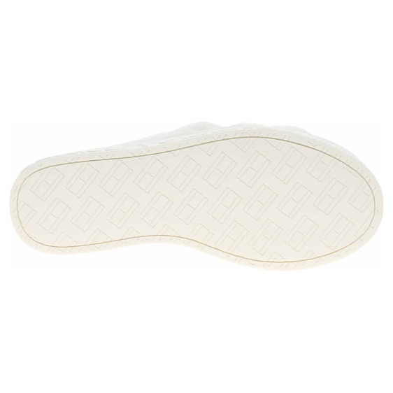 detail Dámské pantofle Tommy Hilfiger EN0EN02465 Ecru