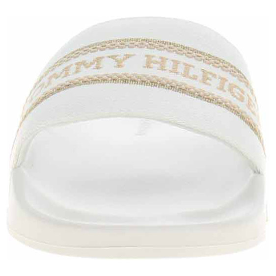 detail Plážové pantofle Tommy Hilfiger FW0FW07845 Ecru
