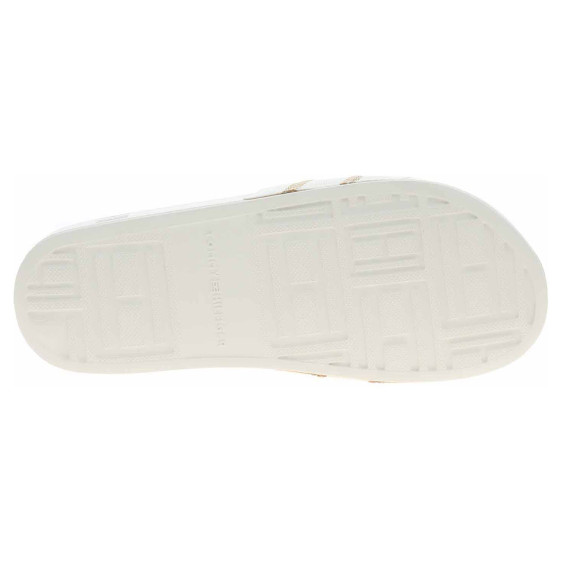 detail Plážové pantofle Tommy Hilfiger FW0FW07845 Ecru