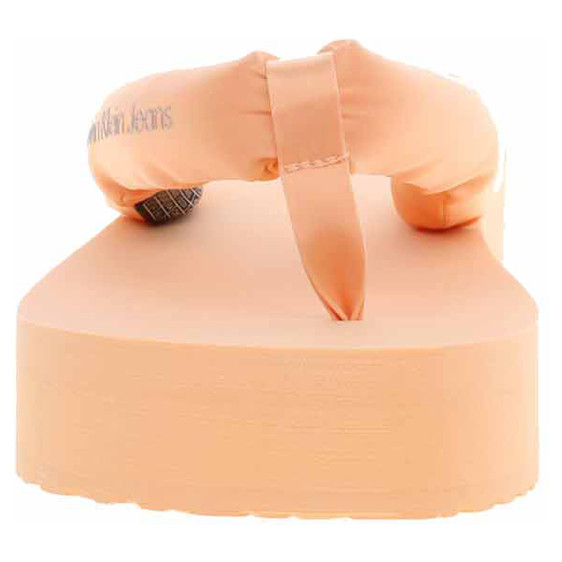 detail Plážové pantofle Calvin Klein YW0YW01400 TNB Peach Dream
