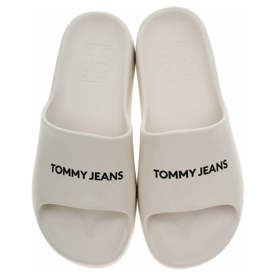 detail Plážové pantofle Tommy Hilfiger EN0EN02454 ACG Newsprint