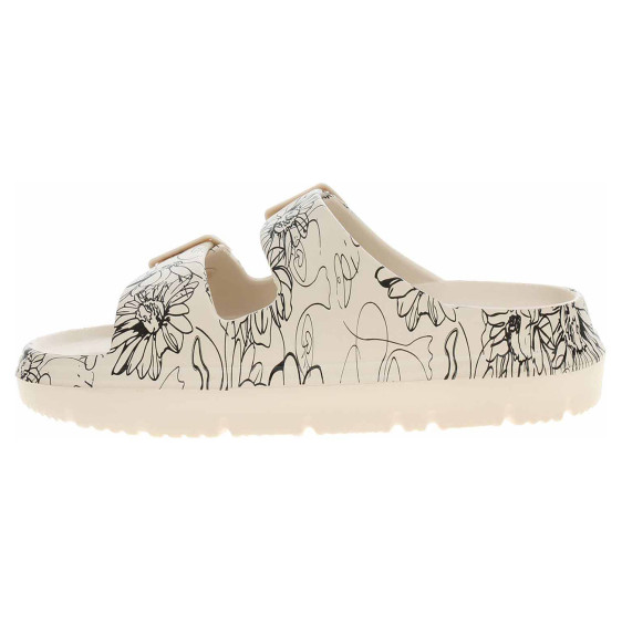 detail Dámské plážové pantofle Laura Vita NUON 17 beige