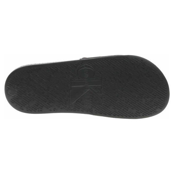 detail Dámské plážové pantofle Calvin Klein YW0YW01713 0GJ Triple Black