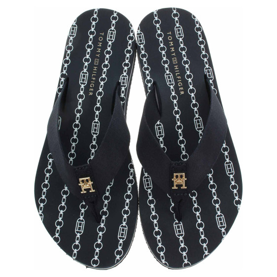 detail Tommy Hilfiger dámské plážové FW0FW08514 DW6 Space Blue