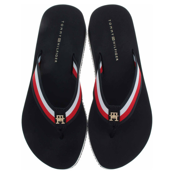 detail Tommy Hilfiger dámské plážové FW0FW08517 DW6 Space Blue