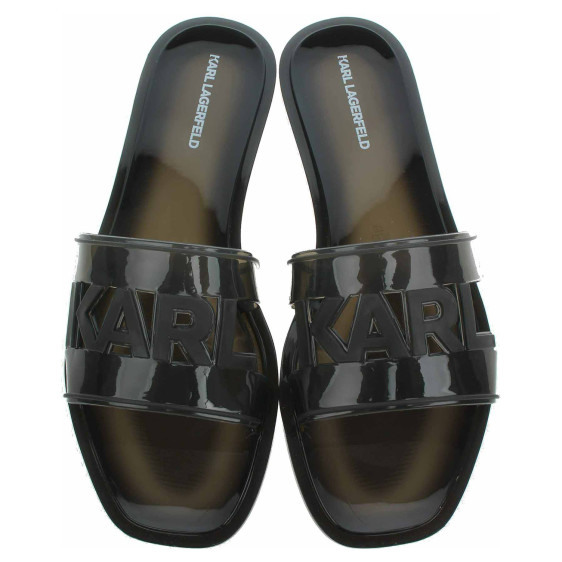 detail Karl Lagerfeld dámské plážové KL80005T V00 Black Rubber