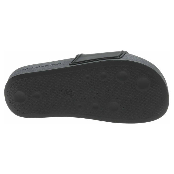 detail Karl Lagerfeld dámské plážové KL80805A V00 Black Rubber