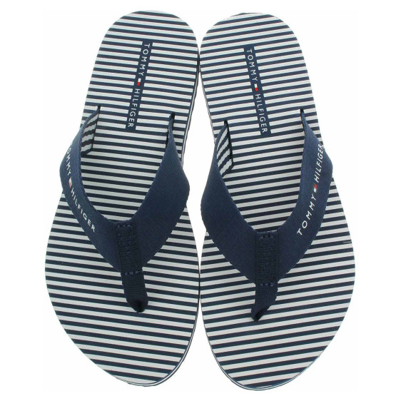 detail Tommy Hilfiger dámské plážové FW0FW09192 C7G Preppy Navy