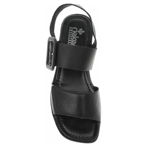 detail Dámské sandály Rieker 62663-01 schwarz