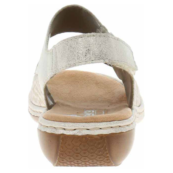 detail Dámské sandály Rieker 65989-90 beige