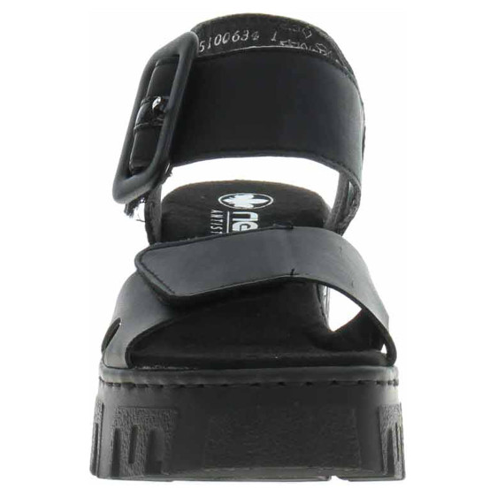 detail Dámské sandály Rieker 68050-00 schwarz