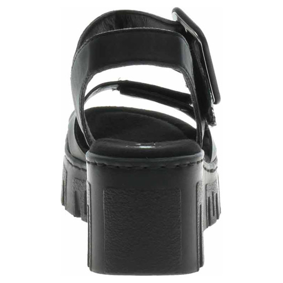detail Dámské sandály Rieker 68050-00 schwarz