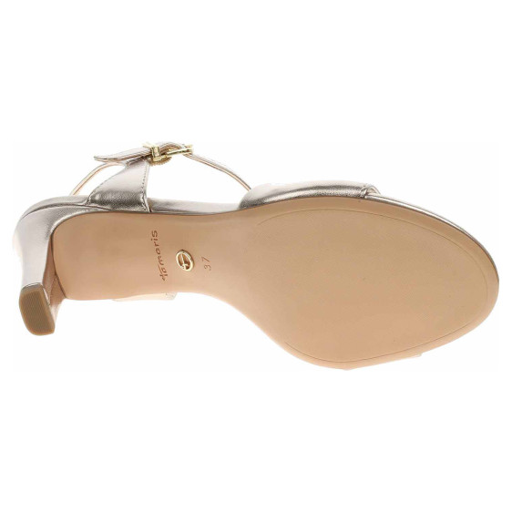 detail Tamaris společenská obuv 1-28008-42 light gold