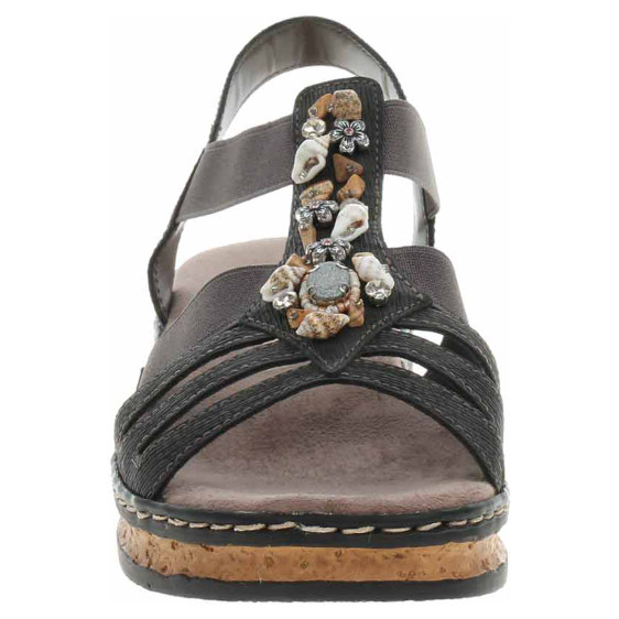 detail Dámské sandály Rieker 62949-45 grau