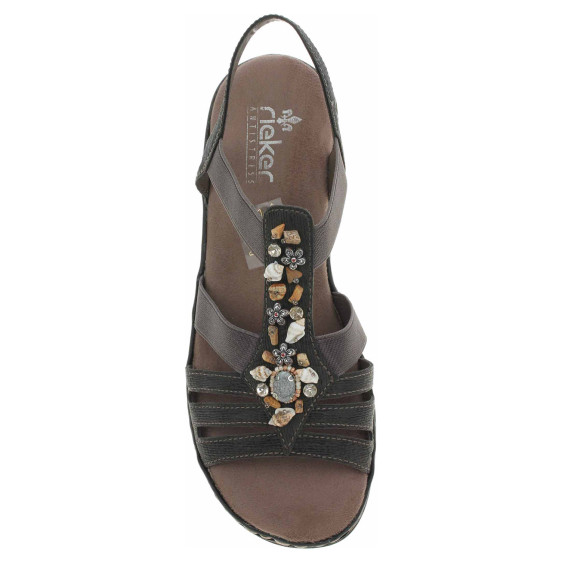 detail Dámské sandály Rieker 62949-45 grau