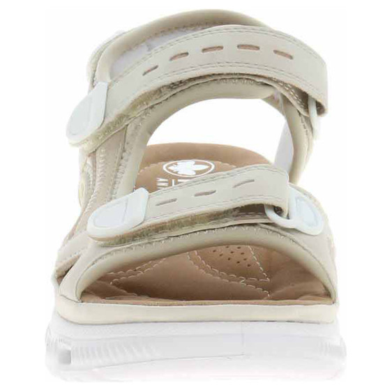 detail Dámské sandály Rieker 64074-60 beige
