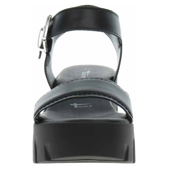 detail Dámské sandály Tamaris 1-28712-42 black leather