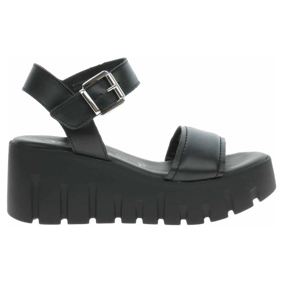detail Dámské sandály Tamaris 1-28712-42 black leather
