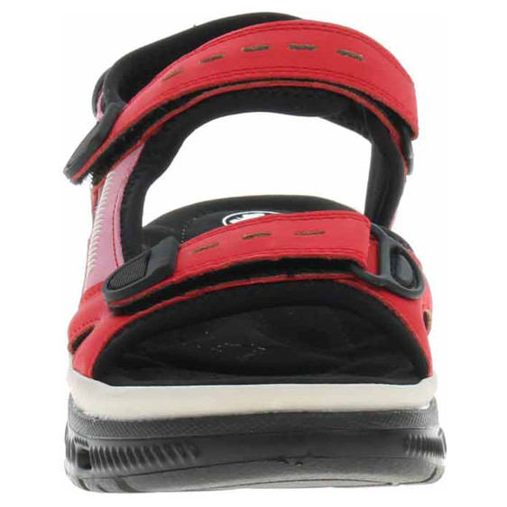 detail Dámské sandály Rieker 64074-33 rot kombi