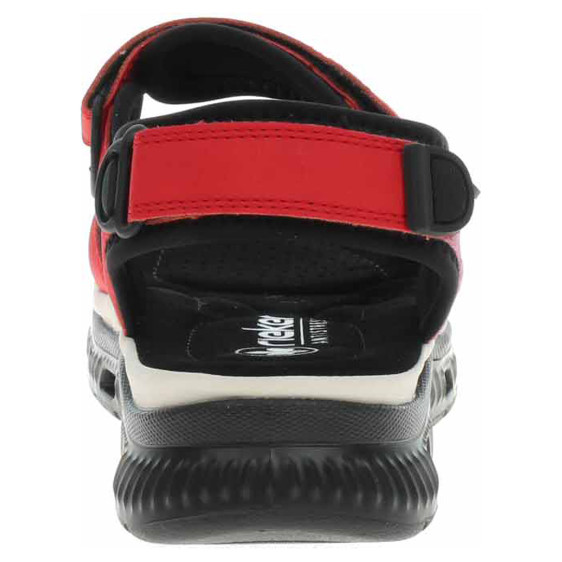 detail Dámské sandály Rieker 64074-33 rot kombi