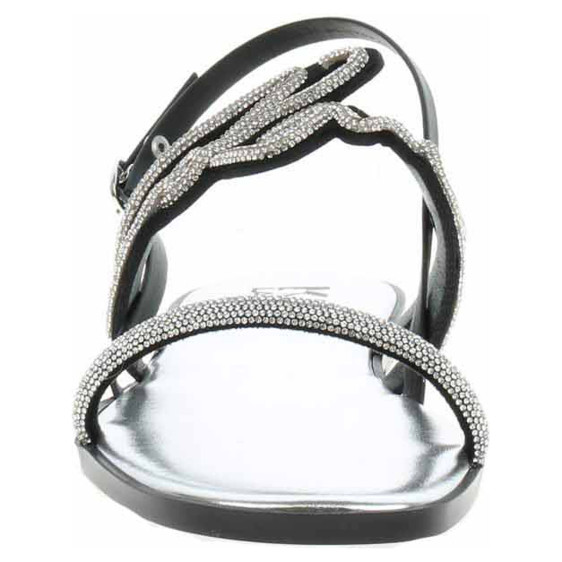 detail Dámské sandály Karl Lagerfeld KL87425 GSL heavy glitter silver